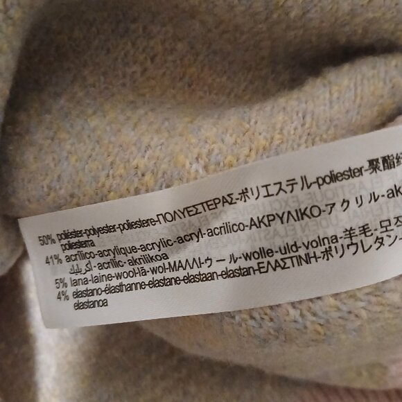 Zara Pastel Argyle Cropped Cardigan - Picture 8 of 8